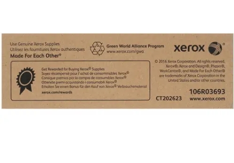 Заправка картриджа Xerox 106R03693*