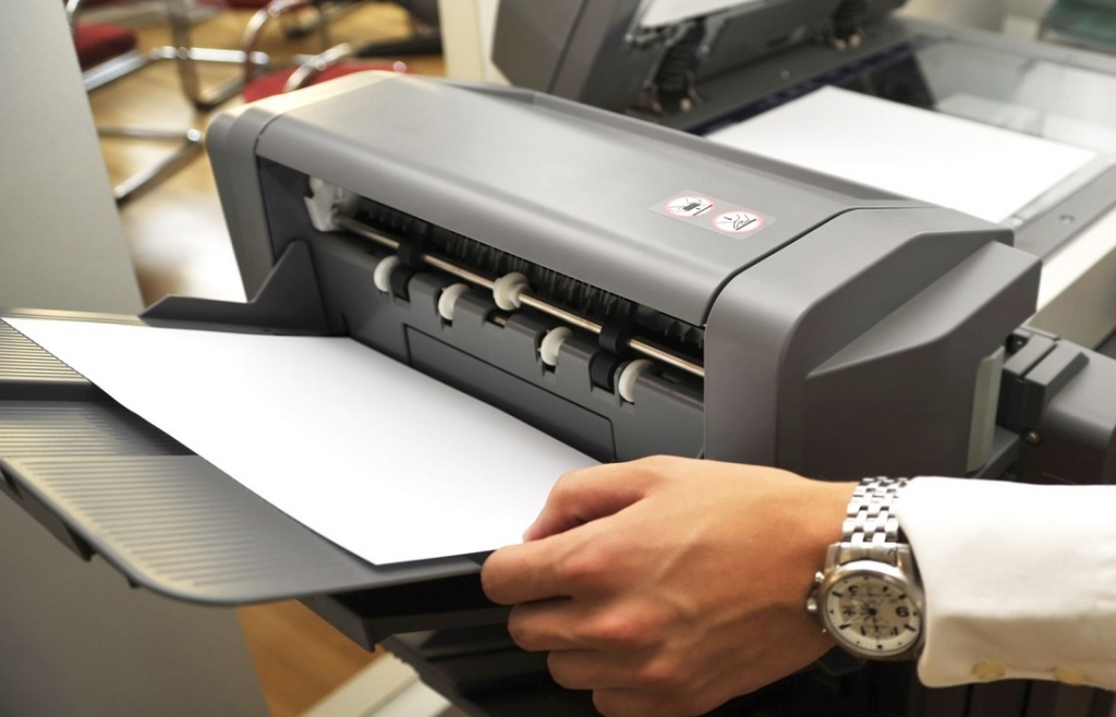 Принтер печатает белым
