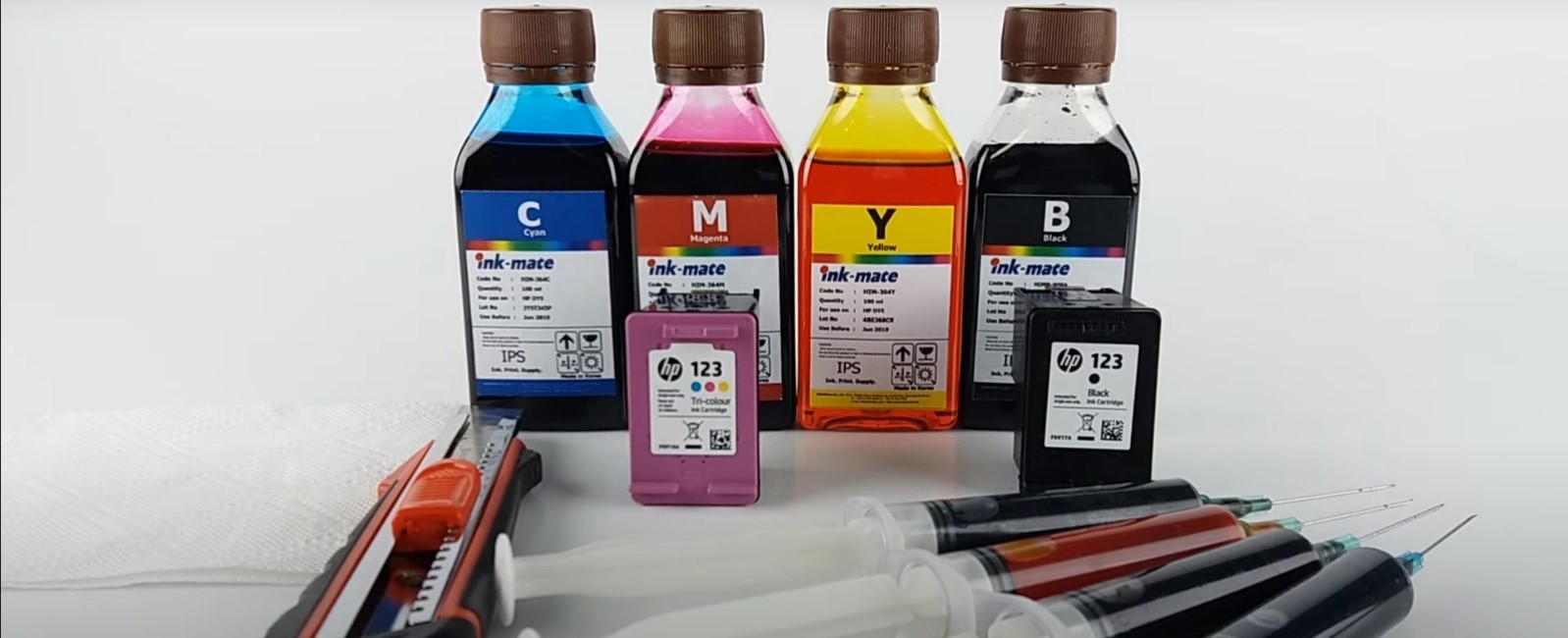 Заправка струйного принтера пошагово